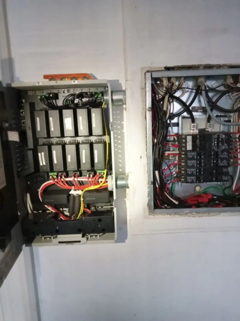 Electrical panel upgrade completed for Carbon Monoxide Detector Installation in Champlin